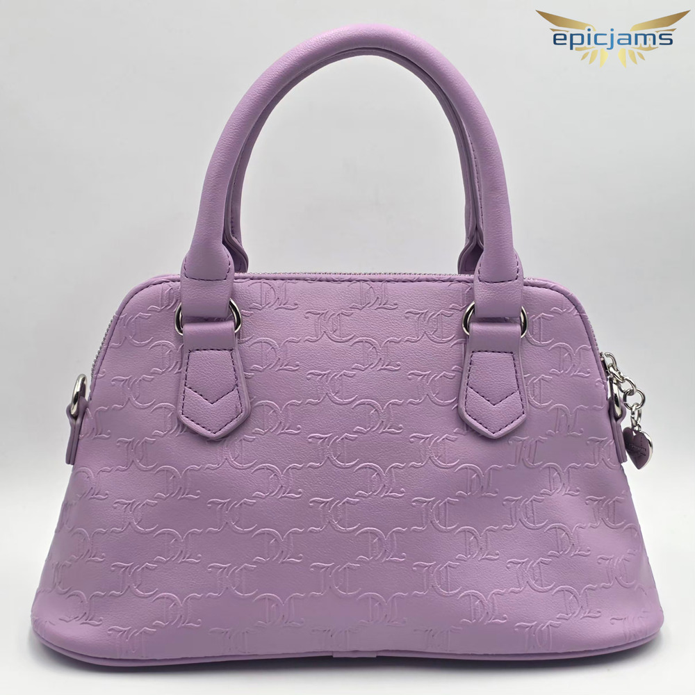 Juicy Couture Heritage Sporty Lavender Satchel Bag New - Picture 4 of 9